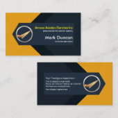 Abstracte piloot voor Logistiek van het vliegtuig  Visitekaartje (Voorkant / Achterkant)