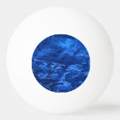 abstracte pingpong Ball "Deep Water #5" (Achterkant)