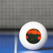 abstracte pingpong Ball "Swamp Fire #2" (Net)