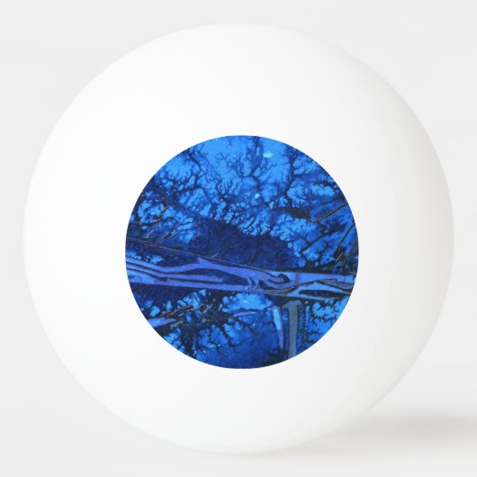 abstracte pingpongbal in de  Ping Ping Ball (Achterkant)