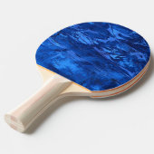 abstracte pingpongpeddel "Deep Water #5" Tafeltennisbatje (Voorkant Gekanteld)