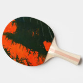 abstracte pingpongpeddel "Swamp Fire #2" Tafeltennisbatje (Zijkant)
