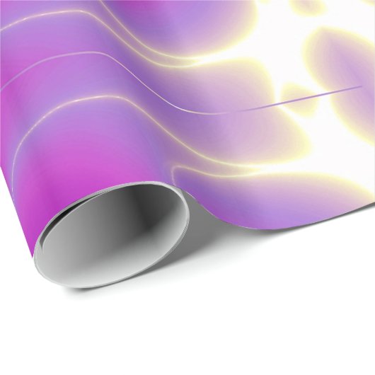 ABSTRACTE PINKFUCHSIELICHTE WAVEN EN ZWEEFSELS CADEAUPAPIER (Rol Hoek)