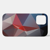 Abstracte piramide-kunst voor blauwvintonijnen en  Case-Mate iPhone case (Achterkant (horizontaal))