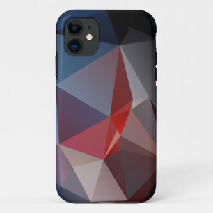 Abstracte piramide van Blues en Reds Hoesje-Mate i Case-Mate iPhone Case