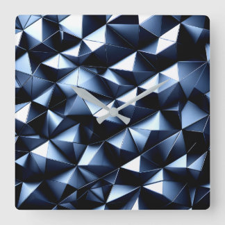 abstracte piramides vierkante klok