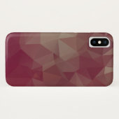 Abstracte piramidkunst van Reds en Pinks Case-Mate iPhone Case (Achterkant (horizontaal))