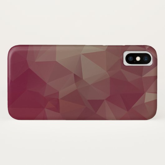 Abstracte piramidkunst van Reds en Pinks Case-Mate iPhone Case (Achterkant (horizontaal))