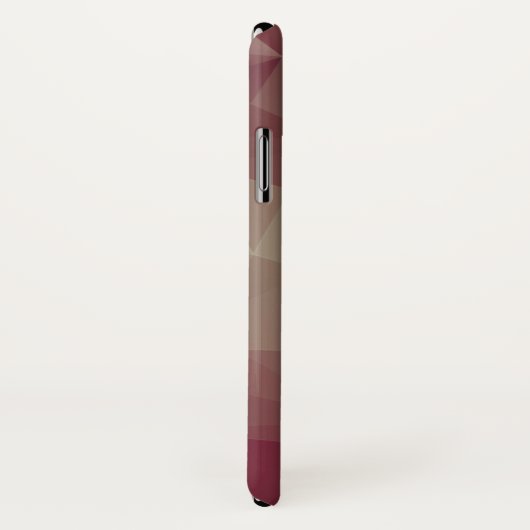 Abstracte piramidkunst van Reds en Pinks Case-Mate iPhone Case (Achterkant / rechts)