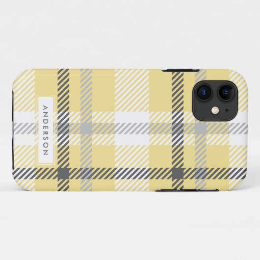 Abstracte plaid Case-Mate iPhone case (Achterkant (horizontaal))