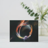Abstracte planeet briefkaart (Staand voorkant)