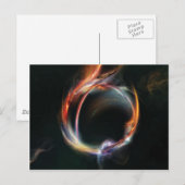 Abstracte planeet briefkaart (Voorkant / Achterkant)