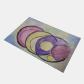 Abstracte Planeten Kunstdeurmat Deurmat (Schuin)