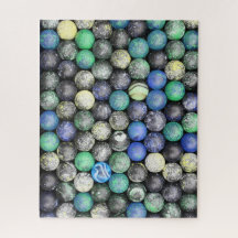 Abstracte planetoïde puzzel