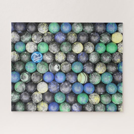 Abstracte planetoïde puzzel legpuzzel (Horizontaal)