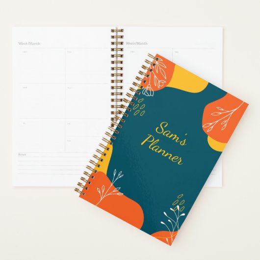 Abstracte planner - gepersonaliseerd (Display)