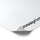 Abstracte planten en vormen van de Burgundy boho-m Poster (Hoek)