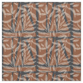 abstracte planten - Gestippelde geometrische textu Stof (Swatch)