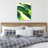 Abstracte Planten Schilderdoek voor wandkunst Canvas Afdruk (Insitu (Slaapkamer))