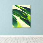 Abstracte Planten Schilderdoek voor wandkunst Canvas Afdruk (Insitu (Houten vloer))