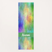 Abstracte Plasma Clouds Yoga Mat (Voorkant)