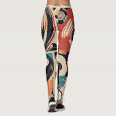 Abstracte Platen Leggings (Achterkant)