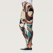 Abstracte Platen Leggings (Links)