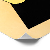 Abstracte platformen, pilaren en cirkels poster (Hoek)