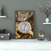 Abstracte Pocket Watch Poster