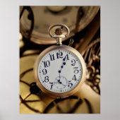 Abstracte Pocket Watch Poster (Voorkant)