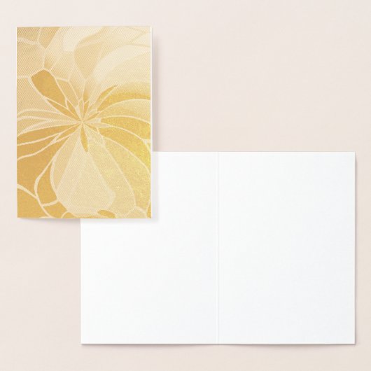 Abstracte Poinsettia Folie Kaarten (Display)