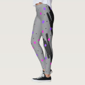 Abstracte Polka Dot Leggings (Links)