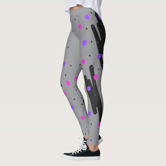 Abstracte Polka Dot Leggings (Links)