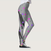 Abstracte Polka Dot Leggings (Rechts)
