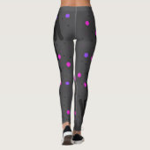 Abstracte Polka Dot Leggings (Achterkant)