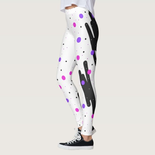 Abstracte Polka Dot Leggings (Links)