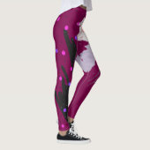 Abstracte Polka Dot Leggings (Rechts)