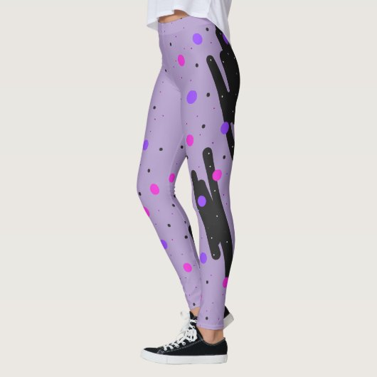 Abstracte Polka Dot Leggings (Links)