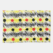 Abstracte Polka Dot Theedoek (Horizontaal)