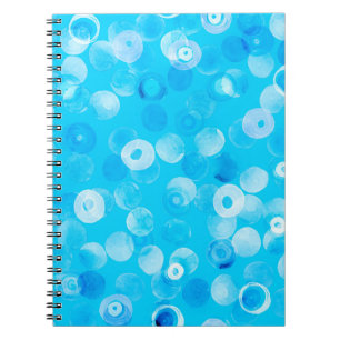 Abstracte polka-punten naadloos patroon notitieboek