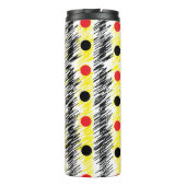 Abstracte polka stippen thermosbeker (Achterkant)