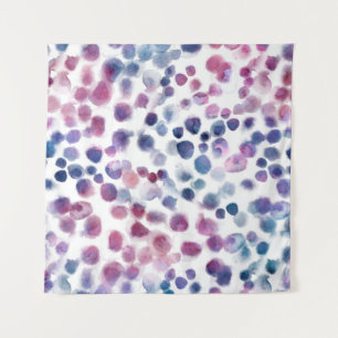 Abstracte polka stipt naadloos patroon in pastelco wandkleed