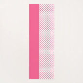 Abstracte polka stipt roze texture.Text. Yogamat (Achterkant)
