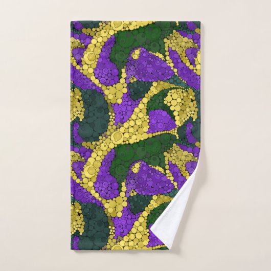 Abstracte polkadop bad handdoek (Handdoek)