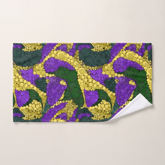 Abstracte polkadop bad handdoek (Handdoek)