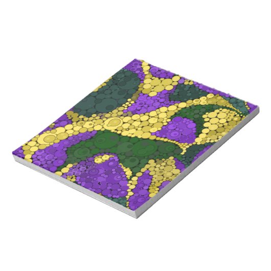 Abstracte polkadop notitieblok (Linkerzijde)