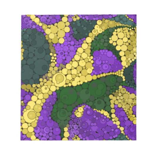 Abstracte polkadop notitieblok (Voorkant)