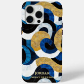 Abstracte Polynesische golven – kunstzinnige ritme Case-Mate iPhone Case (Achterkant)