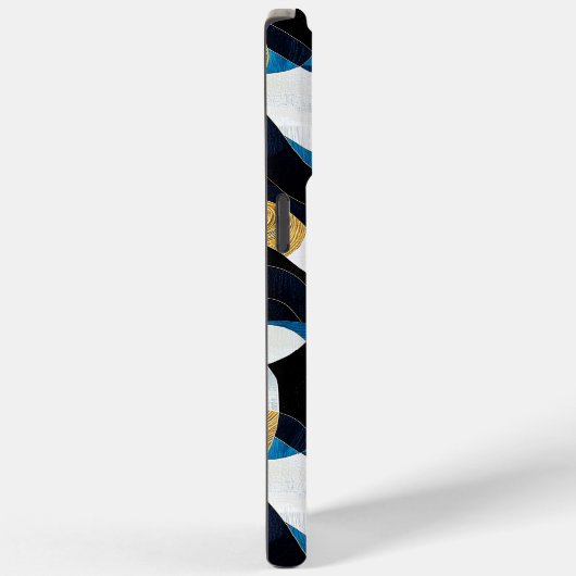 Abstracte Polynesische golven – kunstzinnige ritme Case-Mate iPhone Case (Achterkant / Rechts)