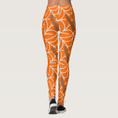 Abstracte pompoenLeggings Leggings (Achterkant)